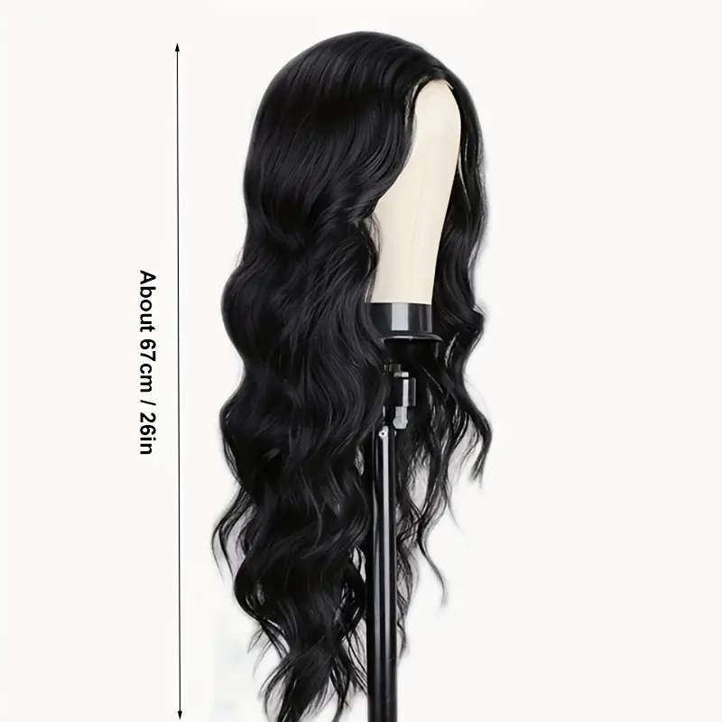26" V-Wave Curly Synthetic Clip-In Wig