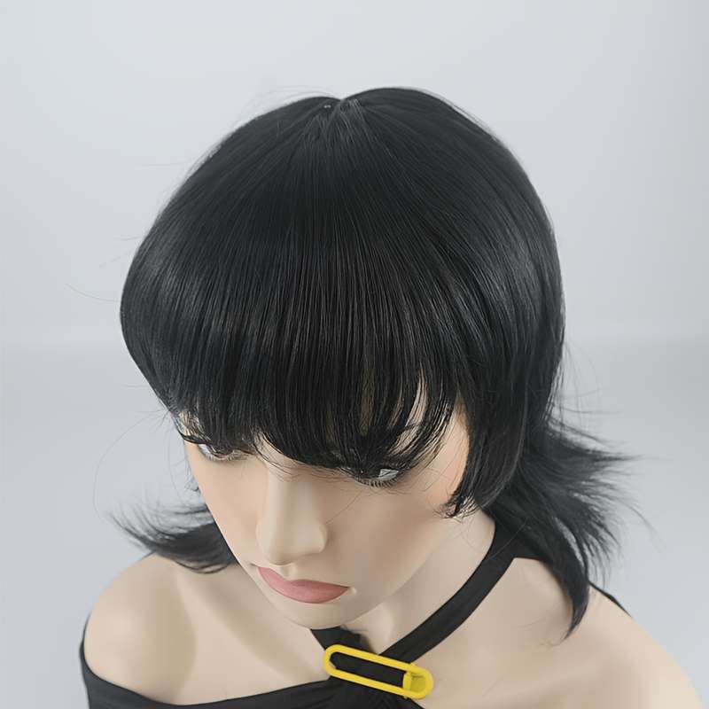 1Pc Grey 35.56cm Fashion Design Wig