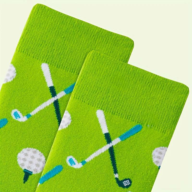 1 Pair Of Green One Size Socks