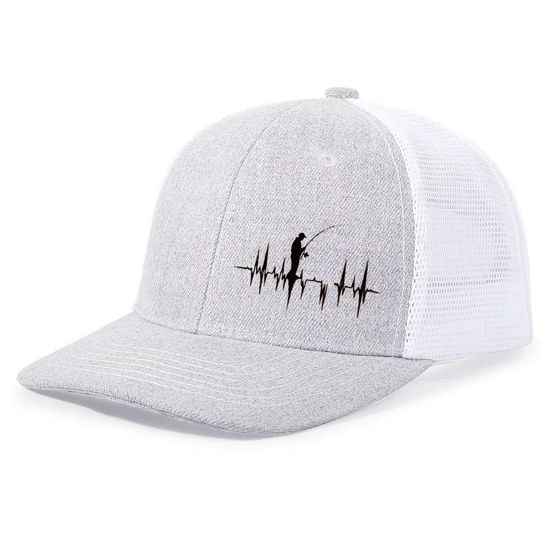 1pc A Stylish Baseball Cap Featuring a 3D Print of Outdoor Fishing Suitable for Both Men And Women