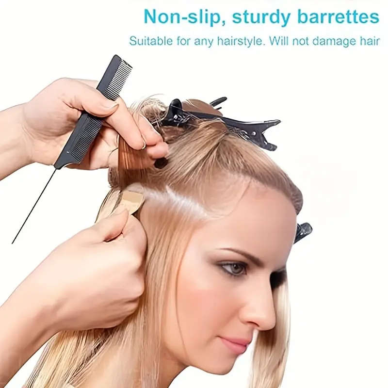 16pcs Hair Coloring Kit with Mixing Bowl Dual-Sided Brush Salon Accessories for All Hair Types