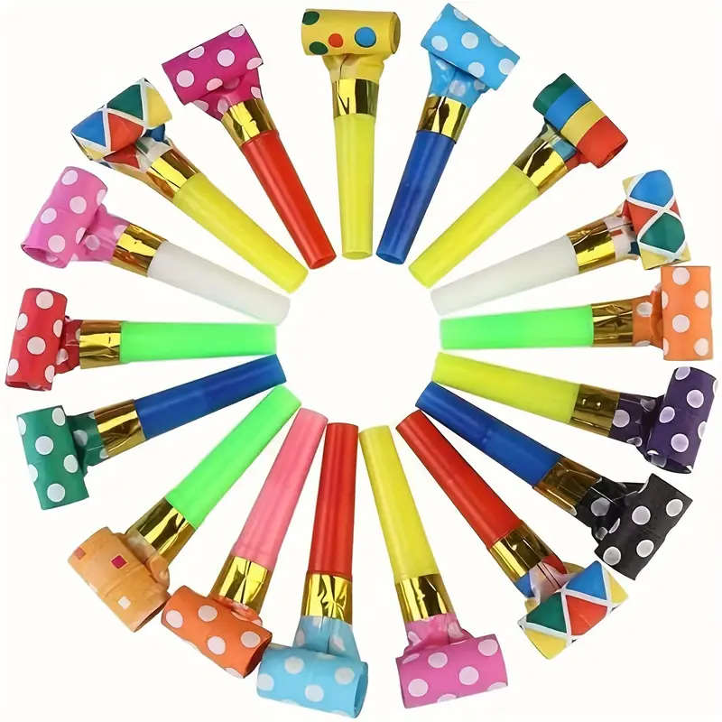 10pcs Colorful Party Blowers