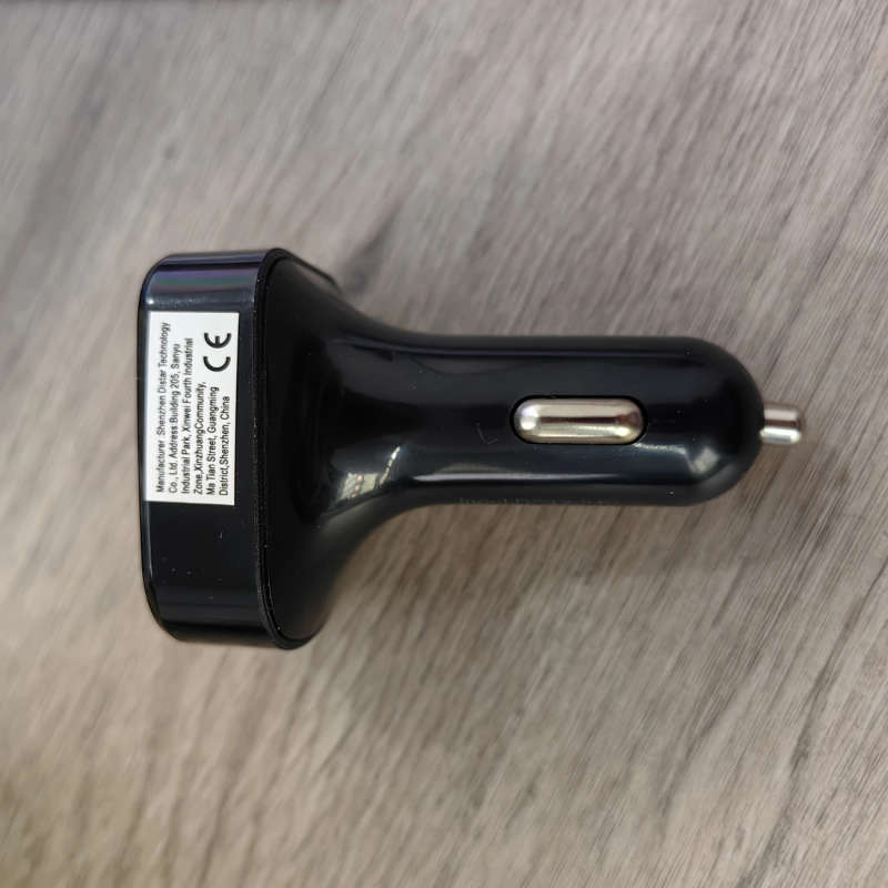 1pc Multi-Function Car Charger with Dual USB Ports MP3 Player U Disk Wireless Fast Charging Adapter