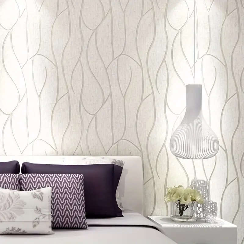 1 Roll Of Modern 3D Wallpaper Water Ripple Non-Woven Wallpaper