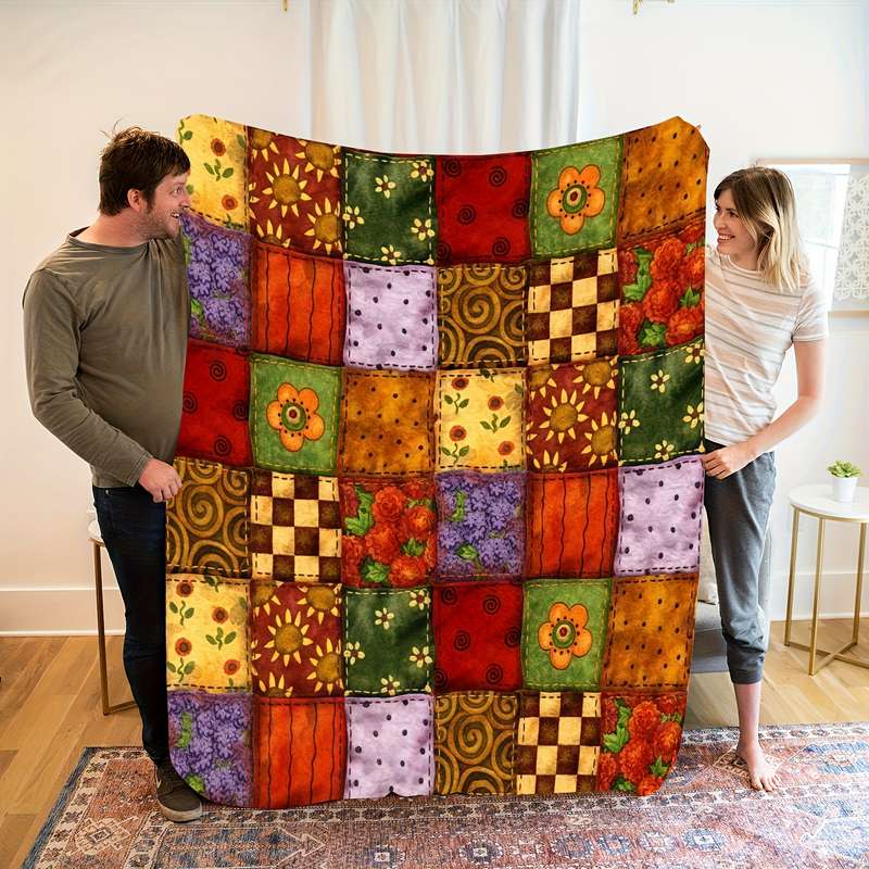 1ps Blanket Color Light Camel size 70x100