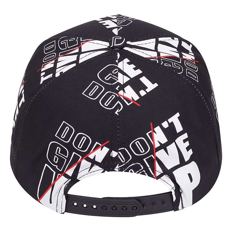 1pc High-Quality Alphabet Series Printing Flat Edge Hat Men Fashion Hip Hop Adjustable Outdoor Spor