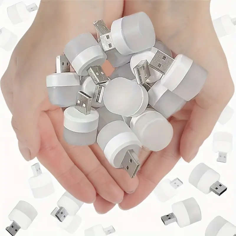 x3 Pcs Mini LED Night Light - USB Powered