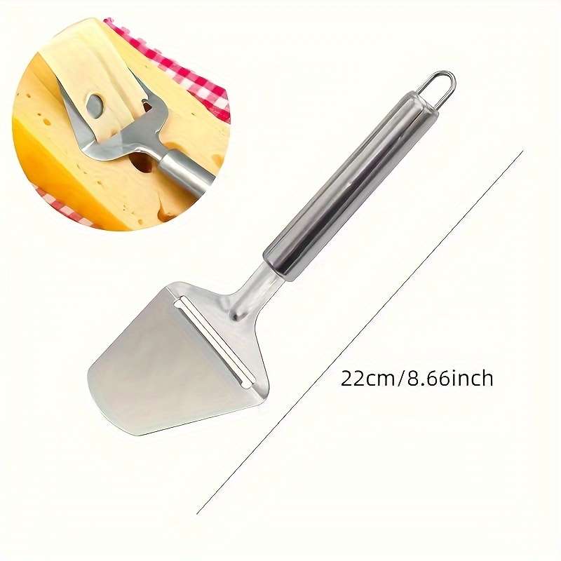 1pc Cheese Slicer Stainless Steel Cheese Slicer Multifunctional Cheese Slicer with 4 Blades