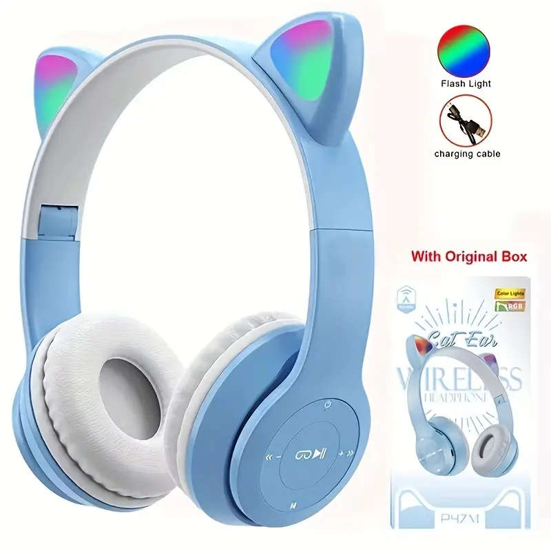 Wireless Cat Ear Headphones