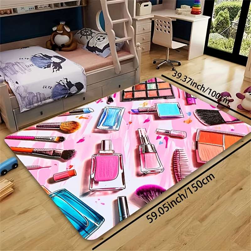 1Pc Pink 39.37x59.05inch 100x150cm Floor Mat