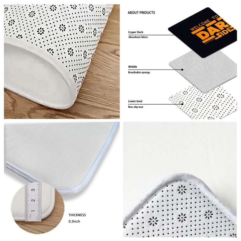 1Pc 16x24inch 40x60cm Floor Mat