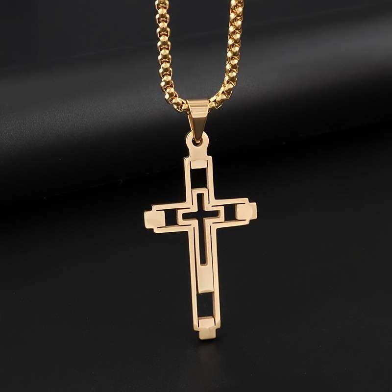 1 Piece Black Jesus Theme Pendant