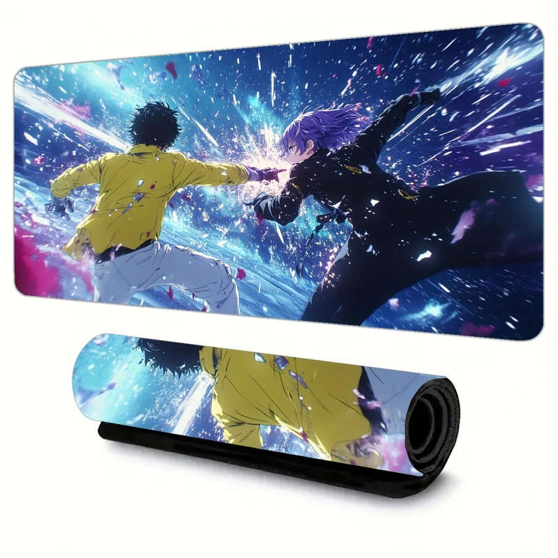 1pc 30x80cm Durable Gaming Mouse Pad with Vibrant Anime Design Waterproof Non-Slip