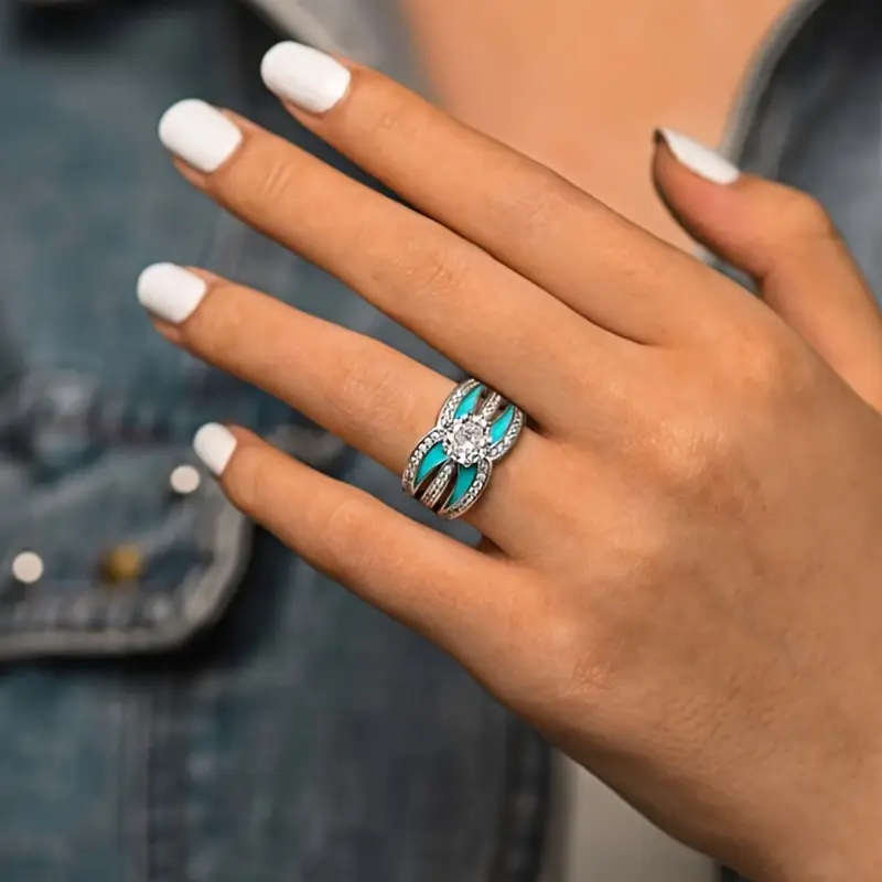 Bohemian Style Women's Wedding Ring