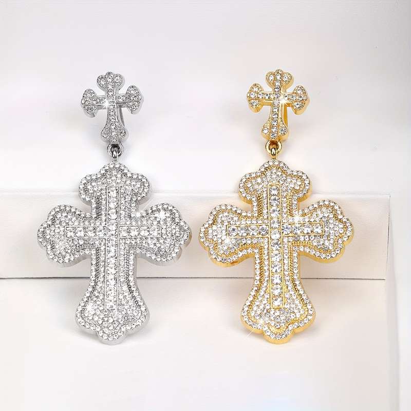 1 Piece Golden Jesus Theme Pendant