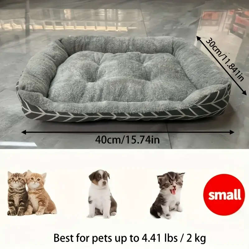 Cozy Winter Pet Bed