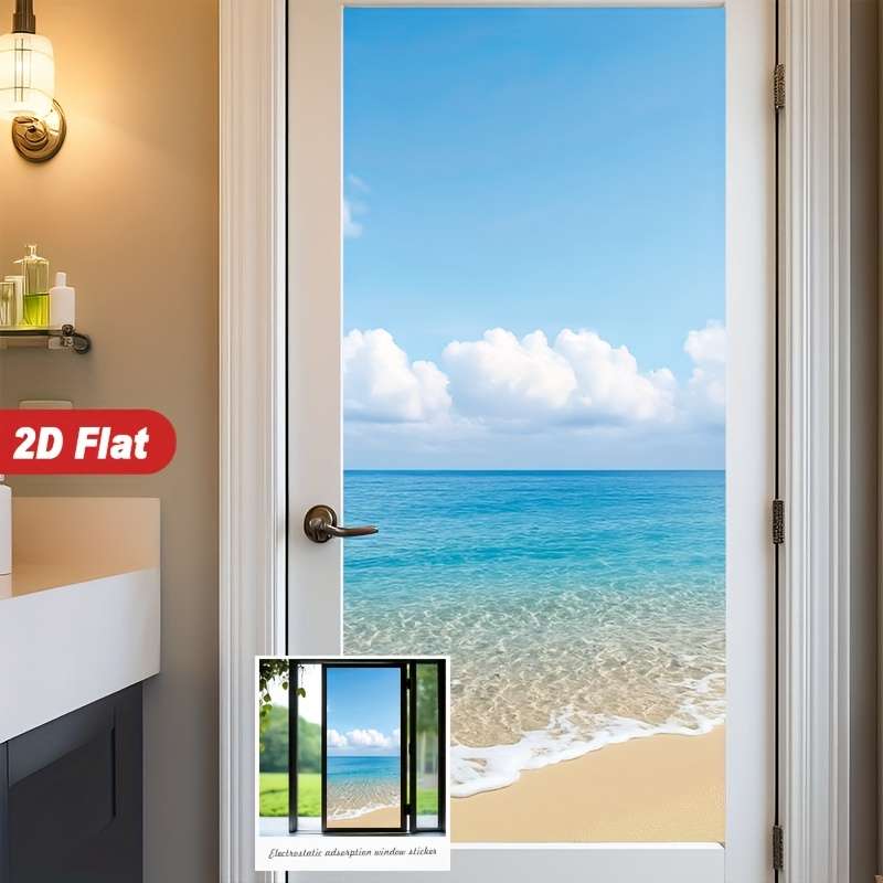 1pc 45x100cm Door Window Sticker