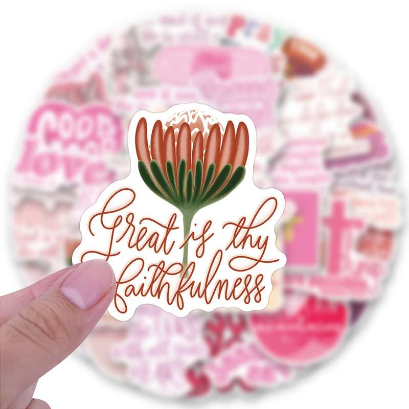 51pcs Jesus Christian Themed Stickers