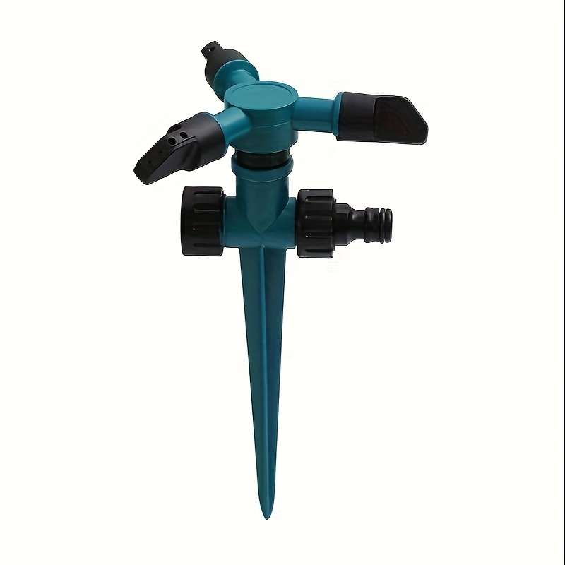 1Pc 3 Arm 360 Degree Rotating Multi Head Garden Sprinkler