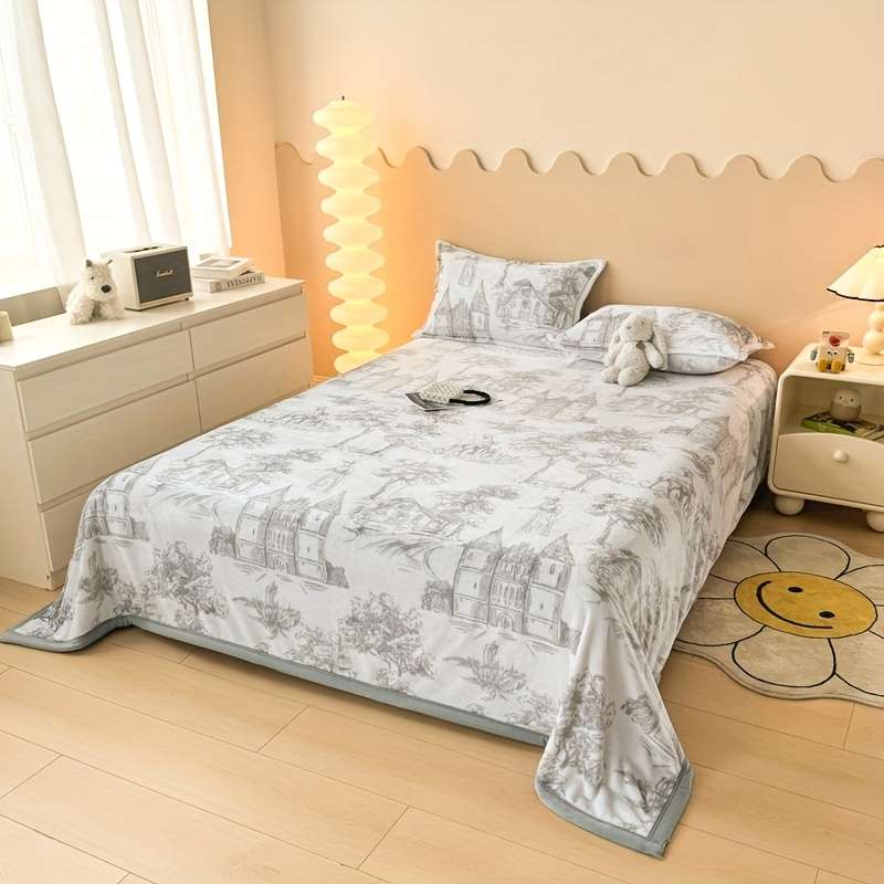 1ps Blanket Color Ink Castle Ash size 150cmx200cm