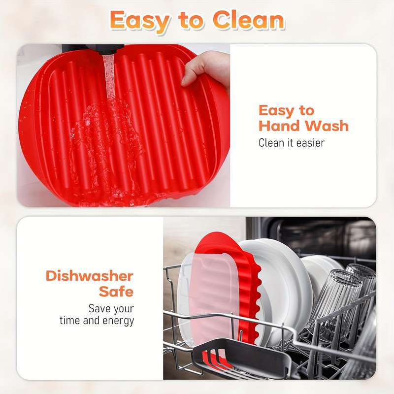 1set YUHUPHYLLIC Microwave Bacon Cooker with Lid PP Material Dishwasher Safe Splatter-Free B