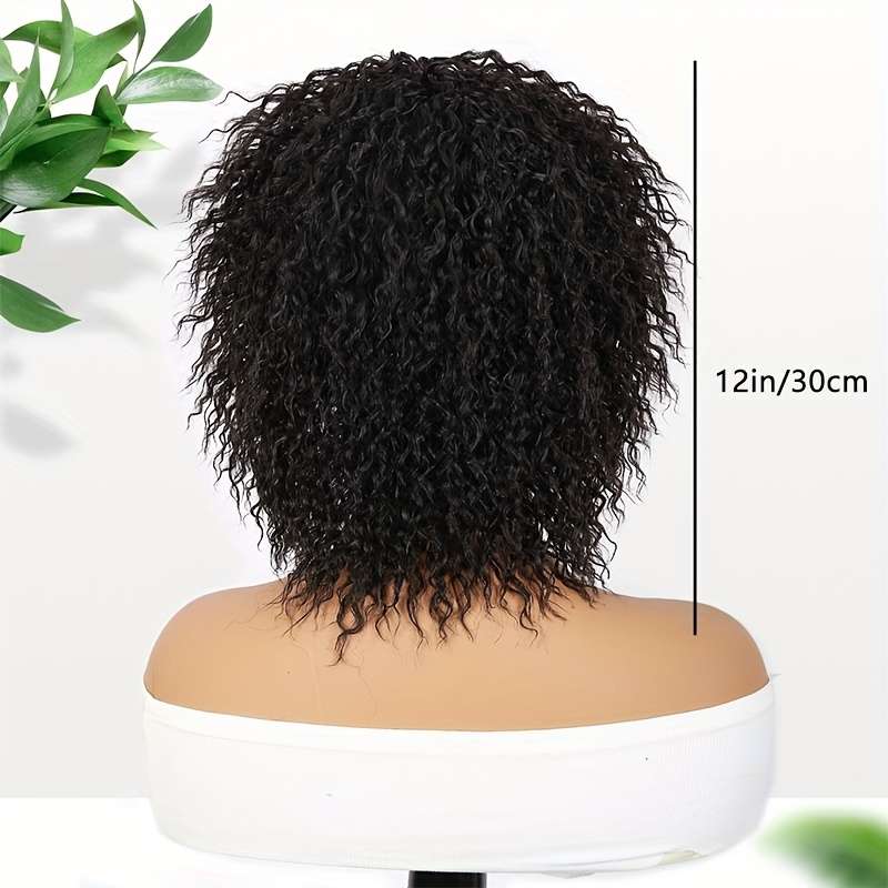 1Pc Light Brown 30.48cm Fashion Design Wig