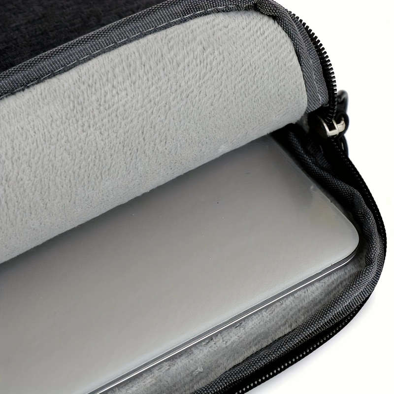 1pc Solid Color Simple Lightweight Portable Laptop Bag Portable Business Trip Computer Protective