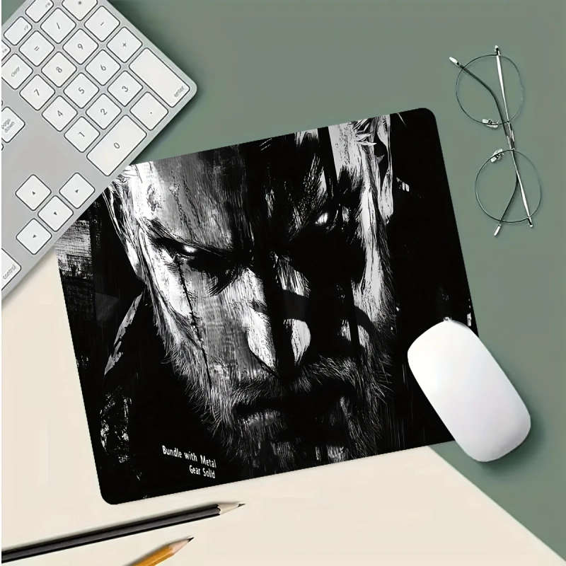1pc 21x26cm Esports Gaming Mouse Pad Waterproof Non-Slip Scratch-Resistant Foldable Rubber Base