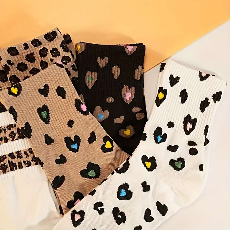 9 Pairs Mixed Color One Size High Elastic Socks
