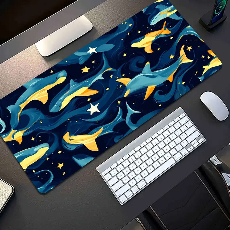 1pc 30x60cm Fantasy Ocean Shark Mouse Pad  Gaming Desk Mat Washable Mouse Pad