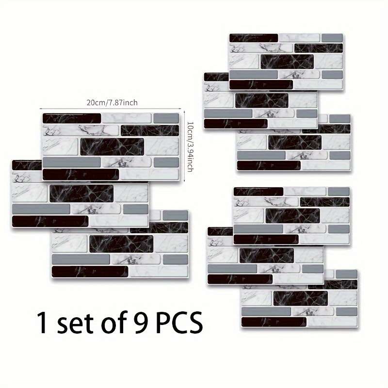 9pcs Wall Stickers20cmx10cm