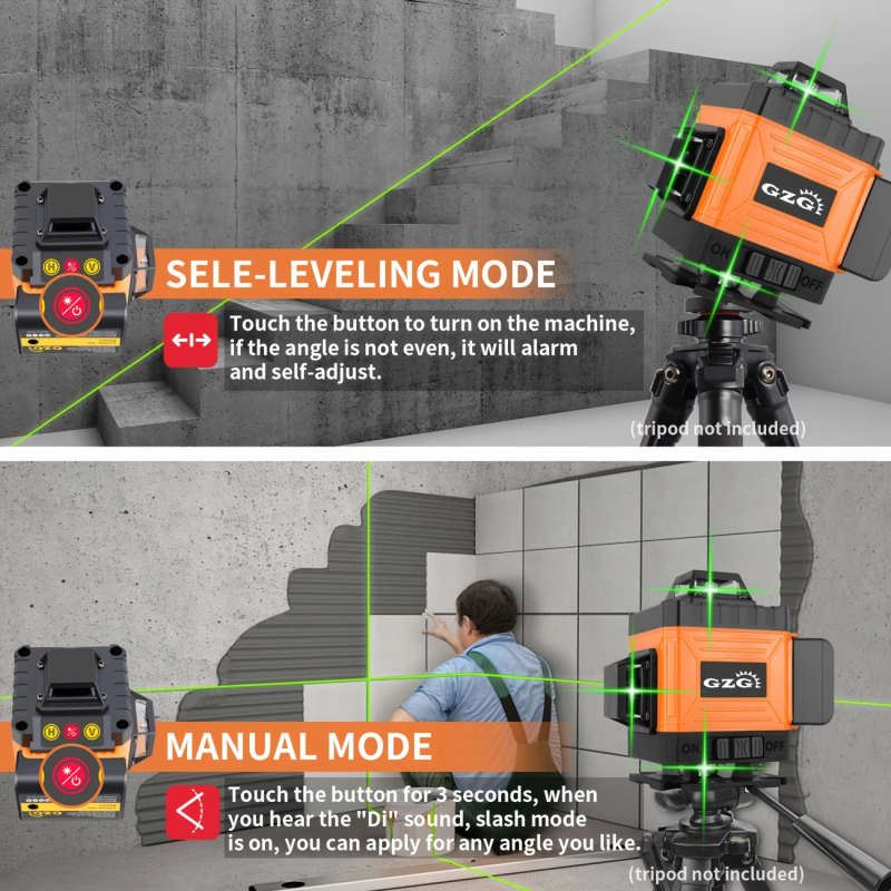 Gzg 1 Set 4D 16 Lines Laser Level 360