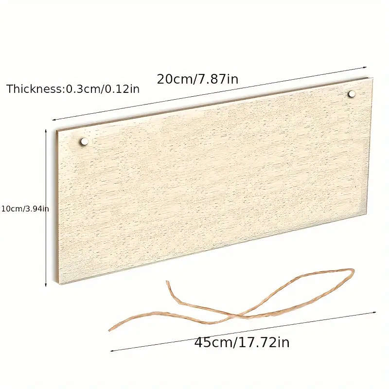 1pc Inspirational Daisy Hanging Decor with Colorful Accents Faux Wood Horizontal Wall Art for Home O