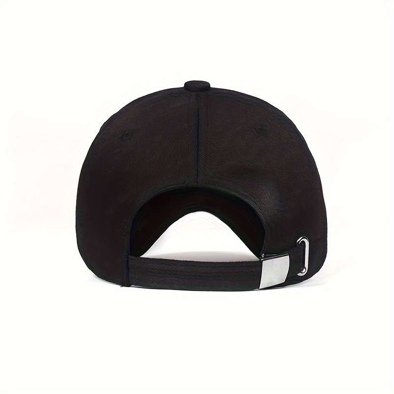 1pc Men'S Classic Embroidered Trucker Cap 100% Polyester Adjustable Dad Hat with Alphabet Pat
