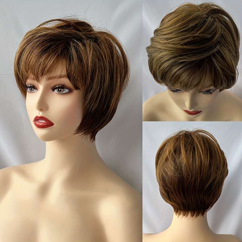 1Pc Photo Color 15.24cm Fashion Design Wig