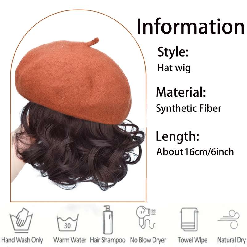 1Pc Style4 15.24cm Fashion Design Wig