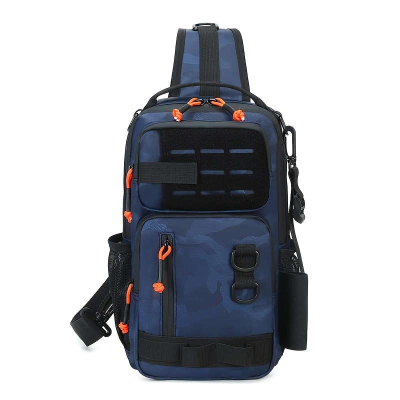 1pc Chest Bag New Large Capacity Outdoor Men's Chest Bag Shoulder Bag Men's Multi functional Fashion