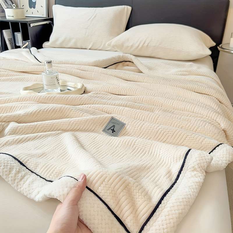 1ps Blanket Color Coffee B size 200x230cm