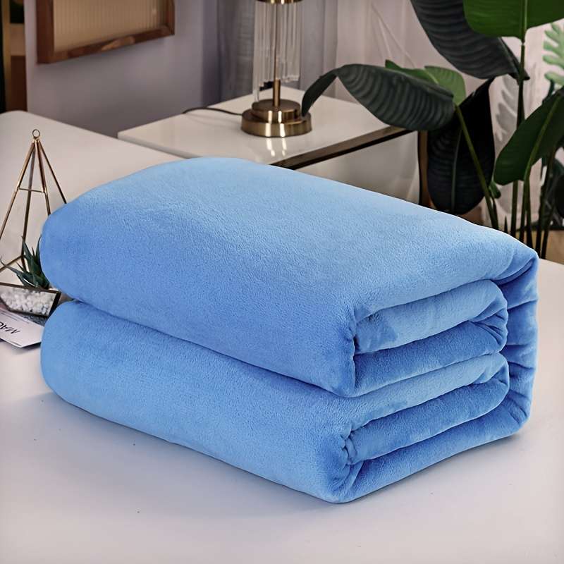 1ps Blanket Color Beige size 70x100cm
