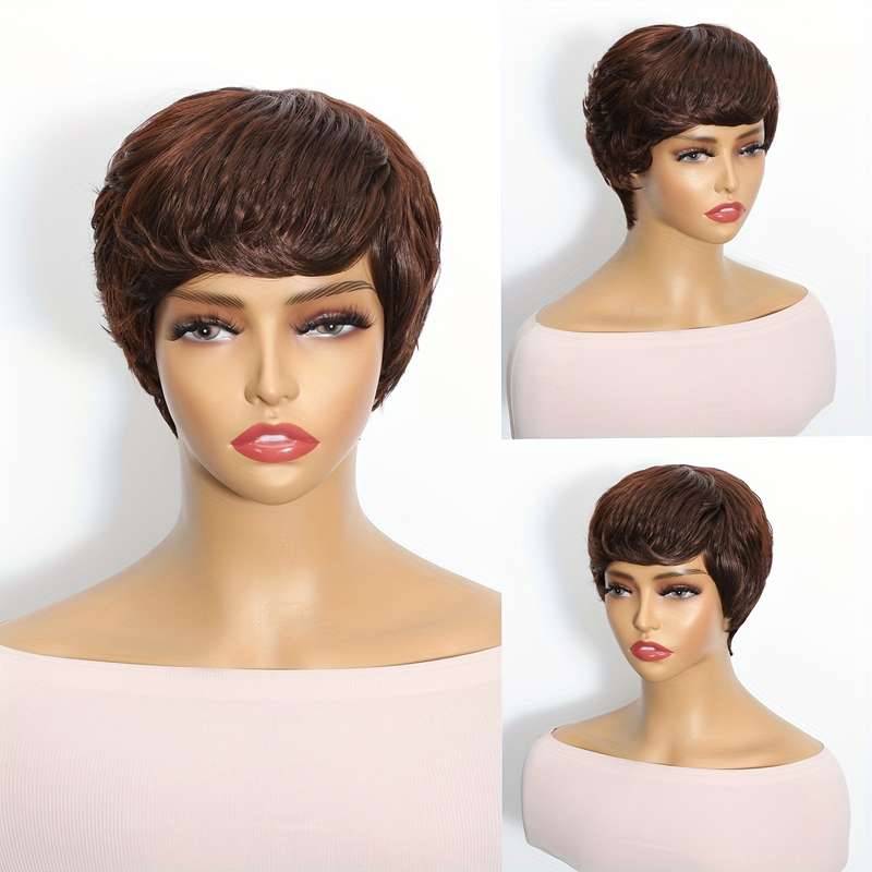 1Pc Black 10.16cm Fashion Design Wig