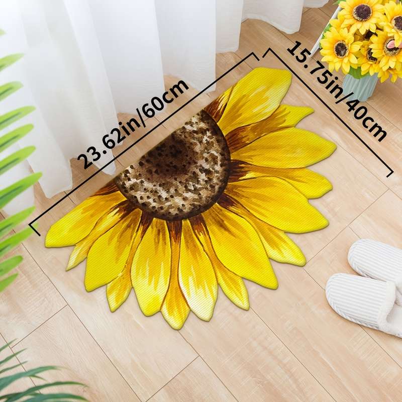 1Pc GypsophilCrystal Velvet 15.75x23.62inch 40x60cm Floor Mat