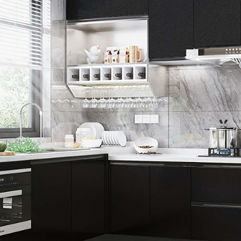 1PC Wall StickersGloss Black59.99cmX10.0Meters