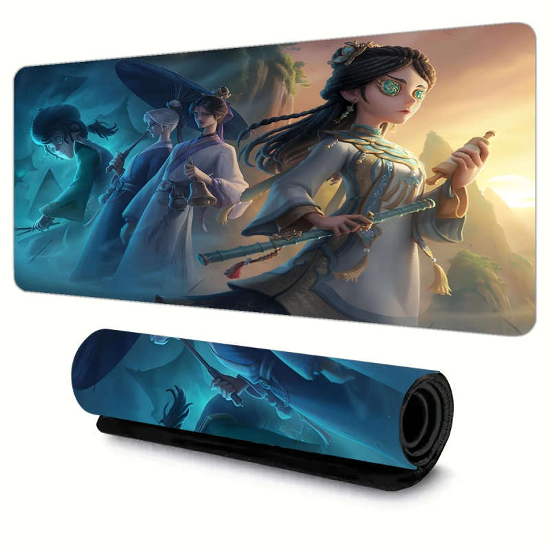 1pc 40x90cm Ancient Warrior Team Image Gaming Mouse Pad Durable Odorless Rubber Desk Mat