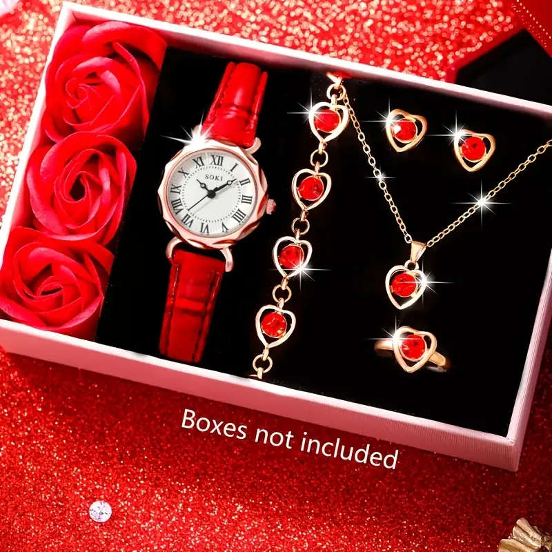 6piece Womens Watch Set