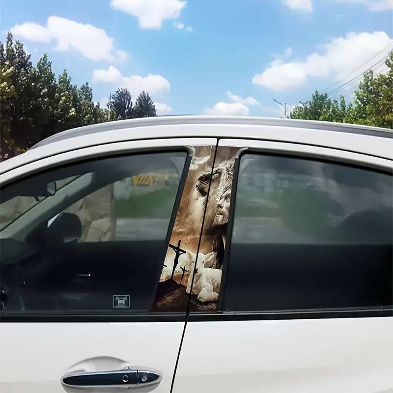 3pcs Jesus Christian Themed Stickers