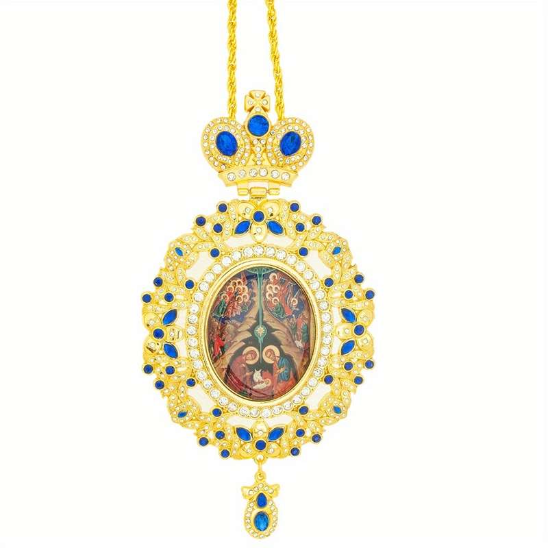 1 Piece Red Jesus Theme Pendant