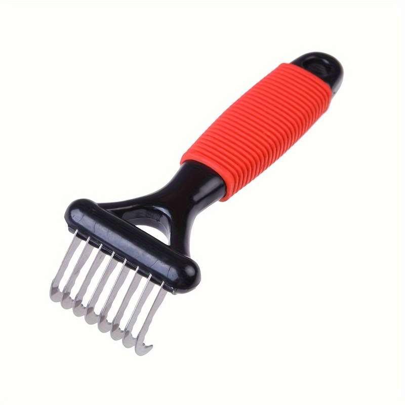 1pc BlackAndRed Pet Comb