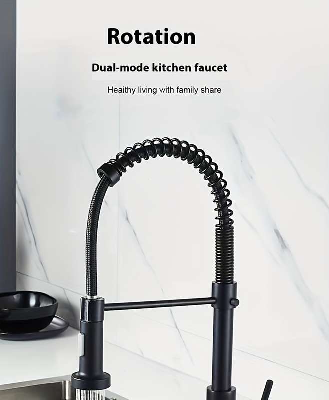 1 Piece Twinbell Modern Kitchen Faucet