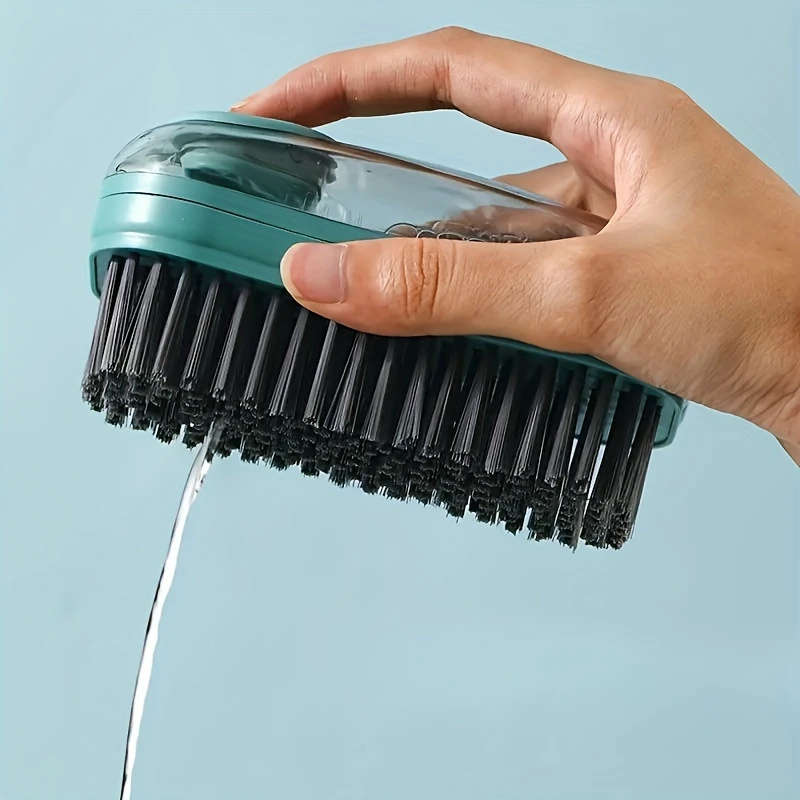 1pc Multifunctional Liquid Cleaning Brush Cleaning Tool Soft Hair Cleaning Brush Clothes Hats Shoes