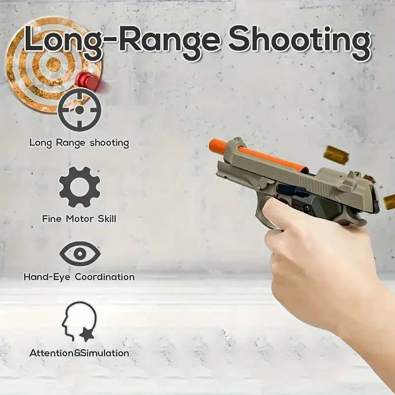 Automatic Firing Toy Pistol